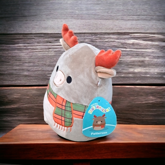 Squishmallows Patterson the Moose 7.5" Fall 2023 NWT - Picture 2 of 6